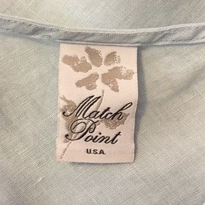 Match Point Linen Tunic Top Dress